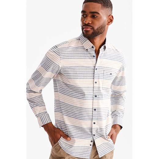 Westbury Premium koszula męska wielokolorowa z kołnierzykiem button down 