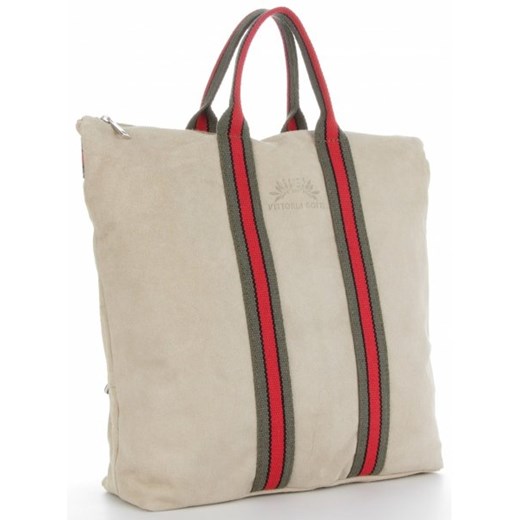 Shopper bag Vittoria Gotti do ręki duża bez dodatków 