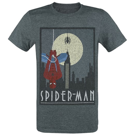 T-shirt męski Spiderman z krótkim rękawem 