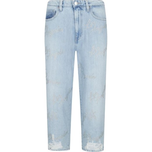 Jeansy damskie Guess Jeans niebieskie bez wzorów 