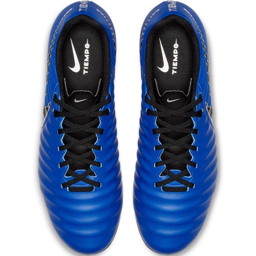 Buty sportowe męskie Nike Football sznurowane niebieskie ze skóry 