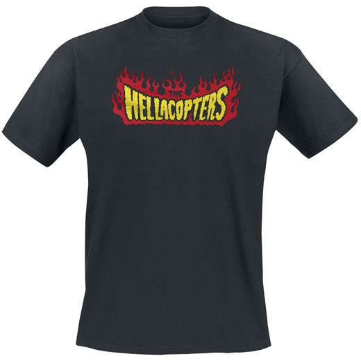 The Hellacopters - Flames Logo - T-Shirt - Mężczyźni - czarny  The Hellacopters XXL EMP