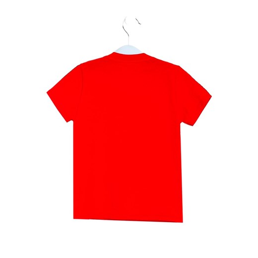 T-shirt chłopięce Born2be z dzianiny czerwony z krótkim rękawem 