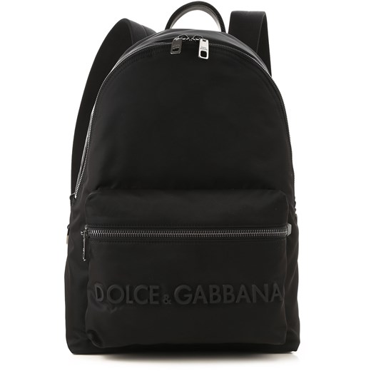 Czarny plecak Dolce & Gabbana 