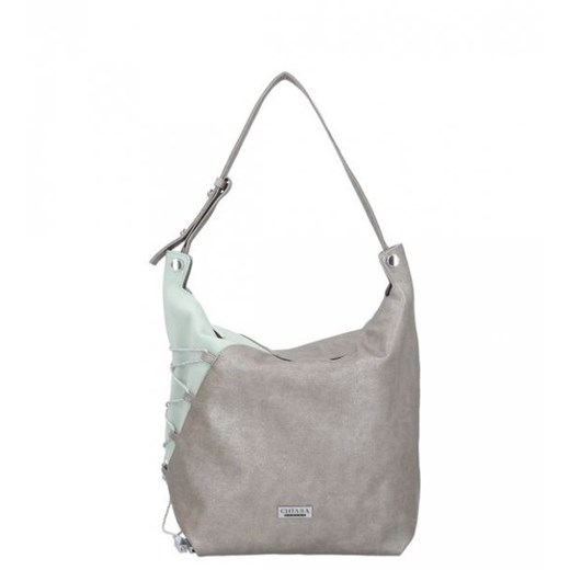 Shopper bag Chiara Design duża bez dodatków matowa na ramię 