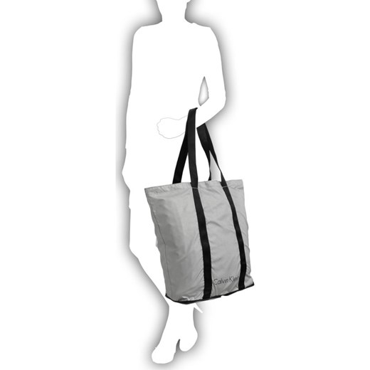 Shopper bag biała Calvin Klein duża 