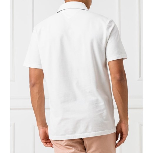 Tommy Hilfiger t-shirt męski z krótkim rękawem biały gładki na lato 