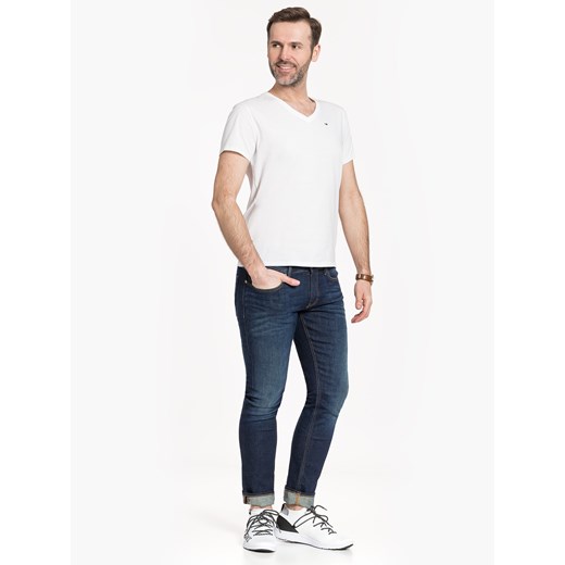 T-shirt męski Tommy Jeans z krótkimi rękawami bez wzorów 