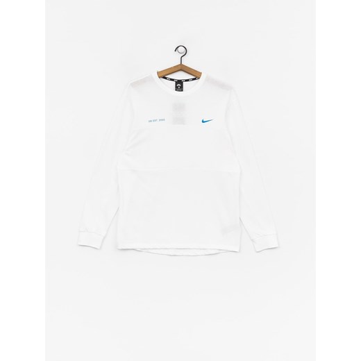 T-shirt męski Nike z długimi rękawami biały sportowy 