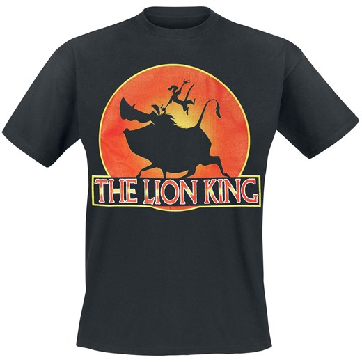 The Lion King - Timon And Pumba Silhouette - T-Shirt - Mężczyźni - czarny  The Lion King L EMP