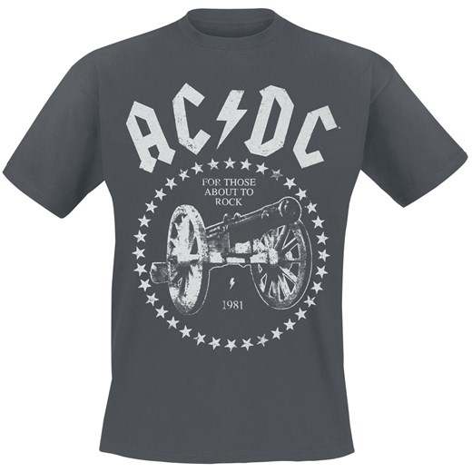 T-shirt męski Ac/Dc z krótkim rękawem 
