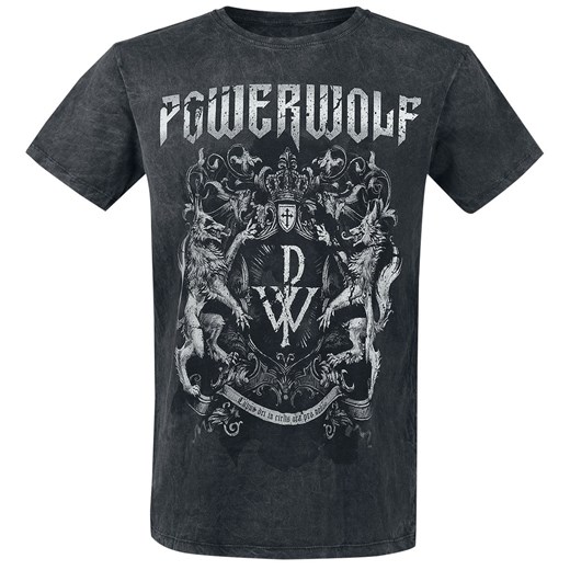 T-shirt męski Powerwolf w stylu młodzieżowym 