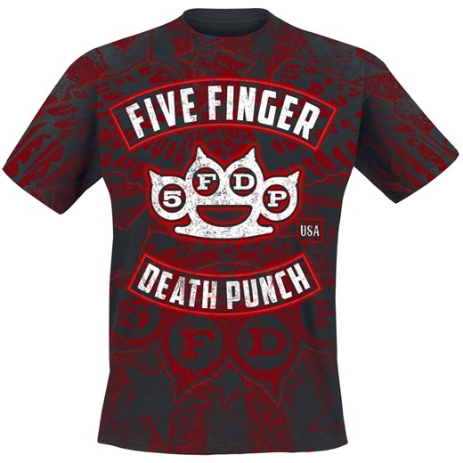 T-shirt męski Five Finger Death Punch z krótkim rękawem 