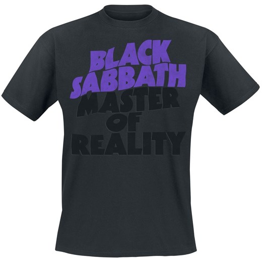 Black Sabbath - Master Of Reality Tracklist - T-Shirt - czarny