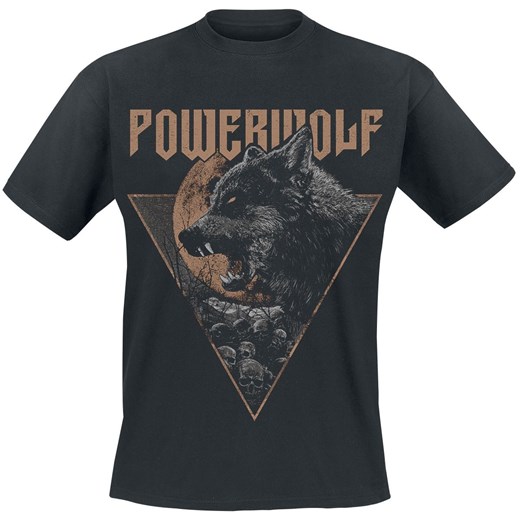 T-shirt męski Powerwolf z nadrukami 