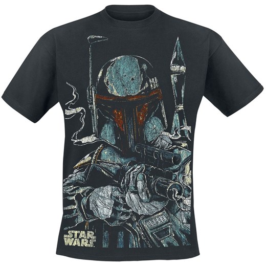 Star Wars - Boba Fett - T-Shirt - czarny