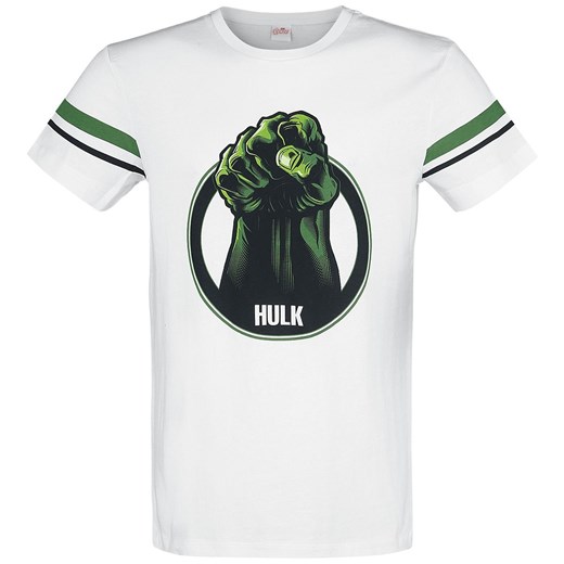 T-shirt męski biały Hulk bawełniany 