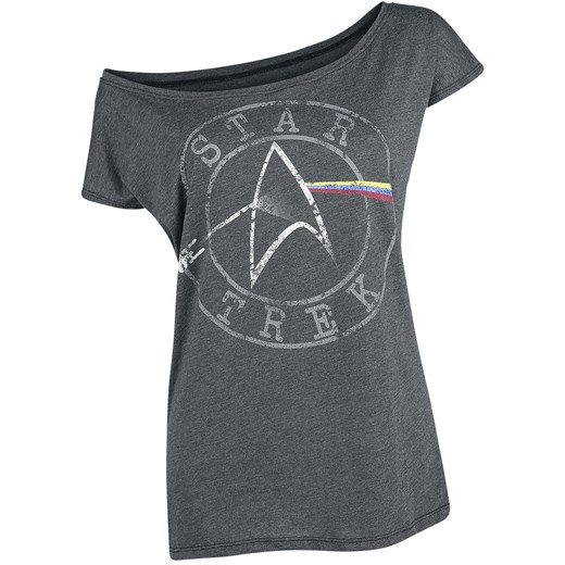 Star Trek - Space - The Final Frontier - T-Shirt - odcienie ciemnoszarego