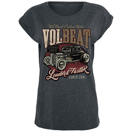 Bluzka damska Volbeat z okrągłym dekoltem z krótkim rękawem 
