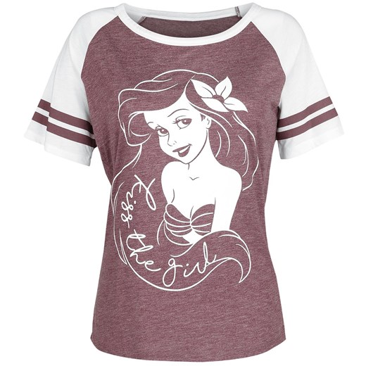 Ariel - Mała Syrenka bluzka damska z krótkim rękawem 