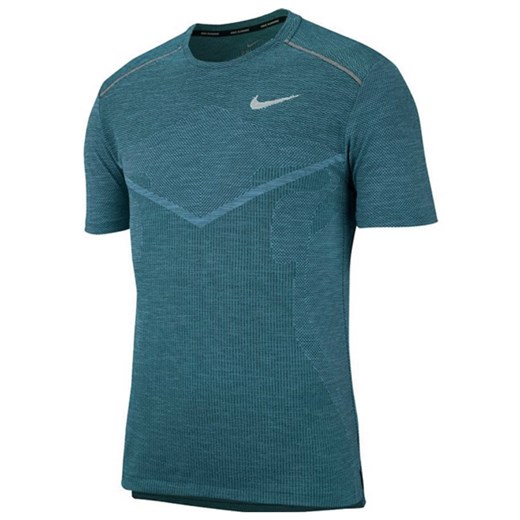 T-shirt męski Nike w sportowym stylu z krótkim rękawem gładki 