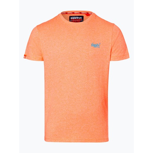 Superdry - T-shirt męski, pomarańczowy Superdry  XXL vangraaf