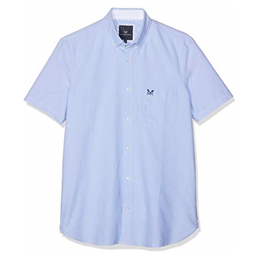Crew Clothing męska koszula rekreacyjna Unbrushed Oxford Slim Ss Shirt -  krój dopasowany Crew Clothing  sprawdź dostępne rozmiary Amazon