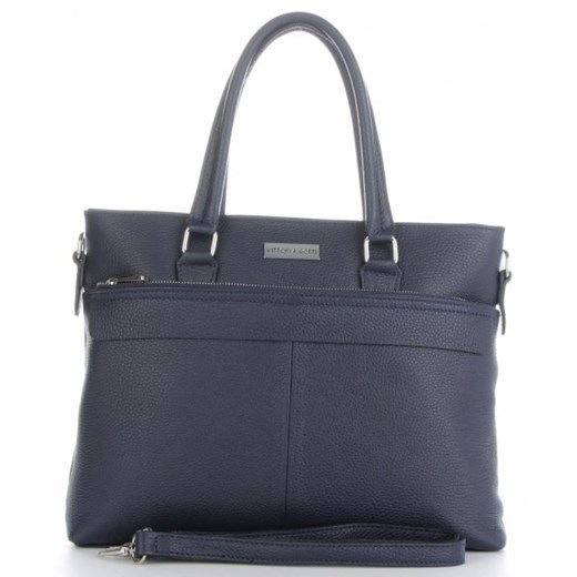 Shopper bag Vittoria Gotti skórzana do ręki duża elegancka 