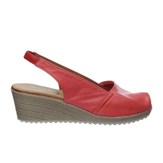 Sandały czerwone hiszpańskie Verano 8059 CERALIN ROJO