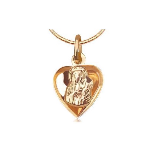 ﻿medalik ﻿złoty Maryja w sercu
