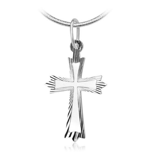 ﻿wisiorek krzyżyk ﻿,srebro 925