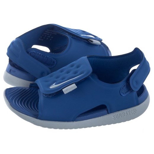 Sandały dziecięce Nike niebieskie z tworzywa sztucznego na lato 