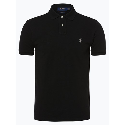 Polo Ralph Lauren - Męska koszulka polo – Slim fit, czarny