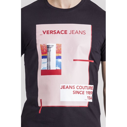 T-shirt męski Versace Jeans z bawełny 