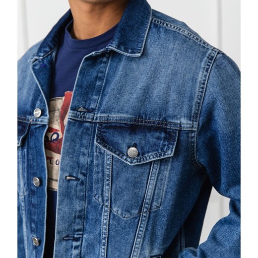 Kurtka męska Pepe Jeans w stylu młodzieżowym bez wzorów 