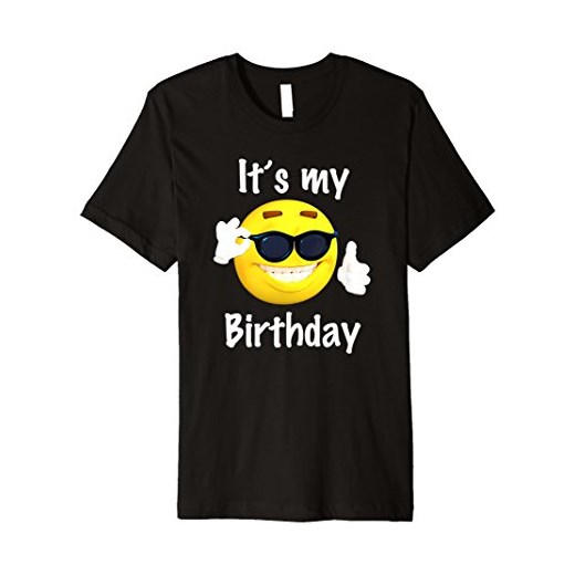 It 's My Birthday Emoji-T koszulka chłopcy i dziewczynki śmieszny prezent