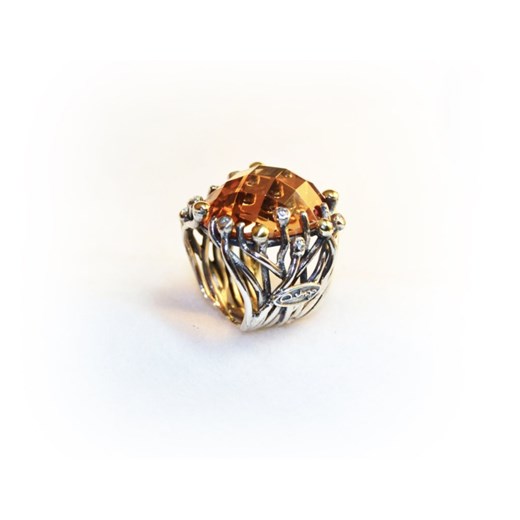 Piękny artystyczny pierścionek z cyrkonią - Astorga Astorga   Luxuryproducts.pl
