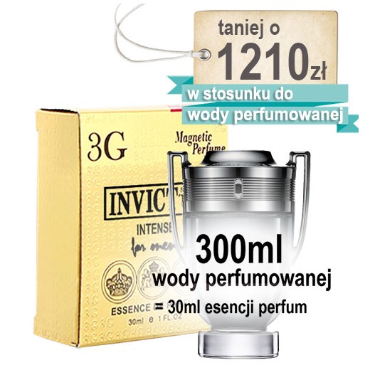 Esencja Perfum odp. Invictus Intense Him Paco Rabanne /30ml 3G Magnetic Perfume   esencjaperfum.pl