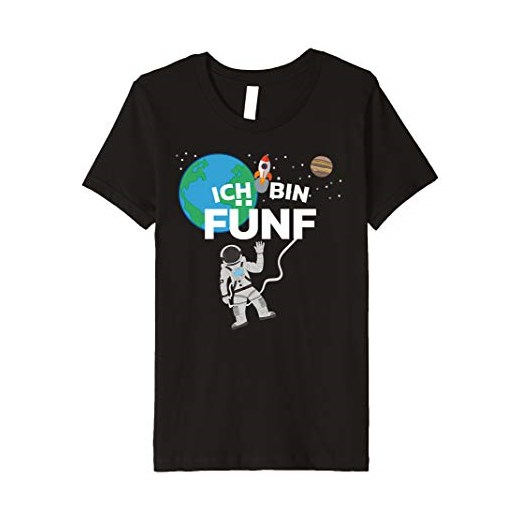 T-shirt chłopięce Astronaut Shirt Und Kleidung Geburtstag Geschenk z nadrukami 