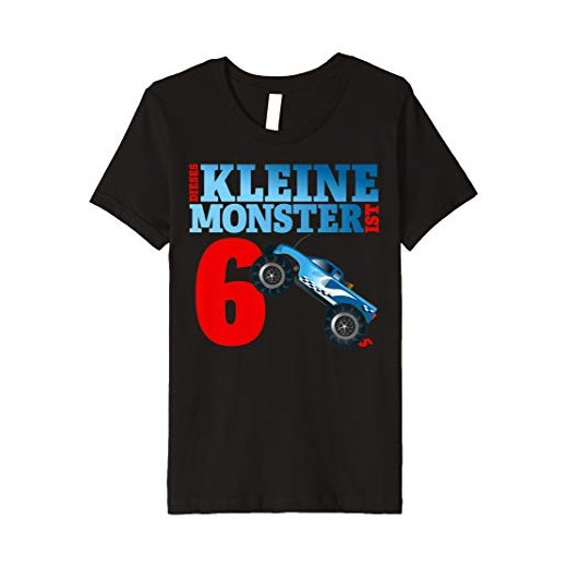 T-shirt chłopięce Monstertruck Geburtstags T-shirt: Jungen Geschenk z krótkimi rękawami 