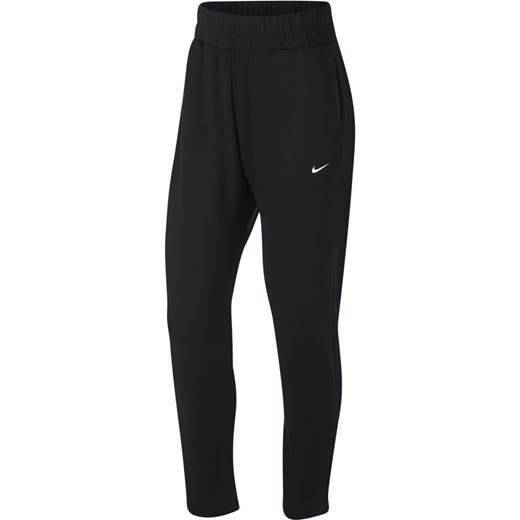 Nike leginsy sportowe z poliestru z aplikacją na wiosnę 