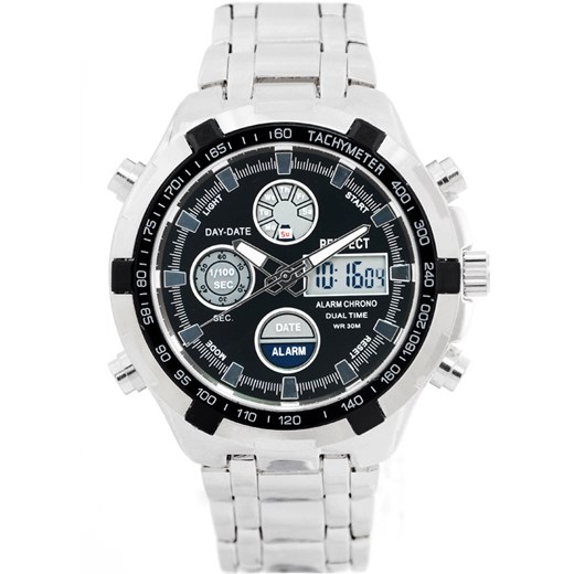 Zegarek męski PERFECT- CARRERO Dual time - LED - A816-2A Perfect   alleTime.pl