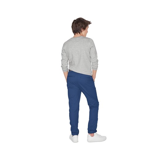 Tchibo spodnie chłopięce niebieskie bez wzorów 