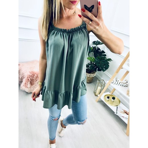 NEW BLUZKA BOHO DAMSKA LUNA KHAKI Kenza.pl  uniwersalny 