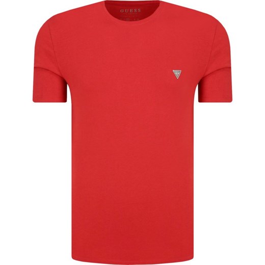T-shirt męski Guess Jeans czerwony 