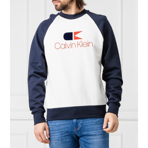 Bluza męska Calvin Klein biała młodzieżowa 