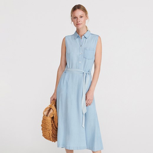 Reserved - Dnimowa sukienka z Tencelu™ - Niebieski  Reserved 40 
