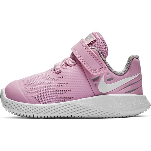 Buty sportowe dziecięce różowe Nike wiązane 