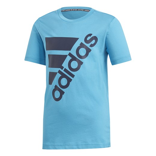 T-shirt chłopięce niebieski Adidas Performance 