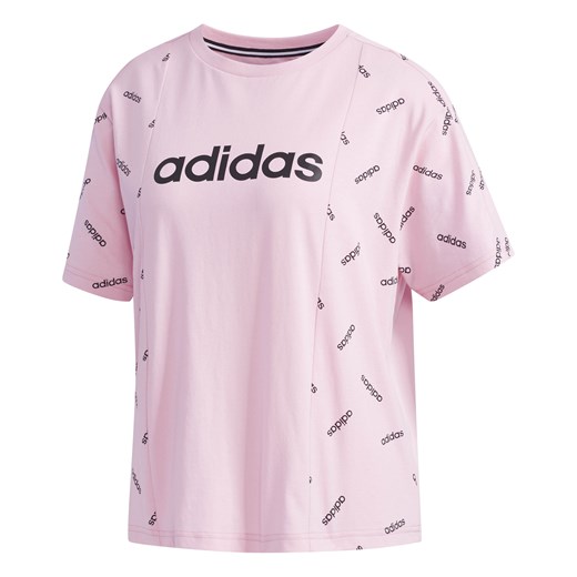 Różowa bluzka sportowa Adidas Performance 